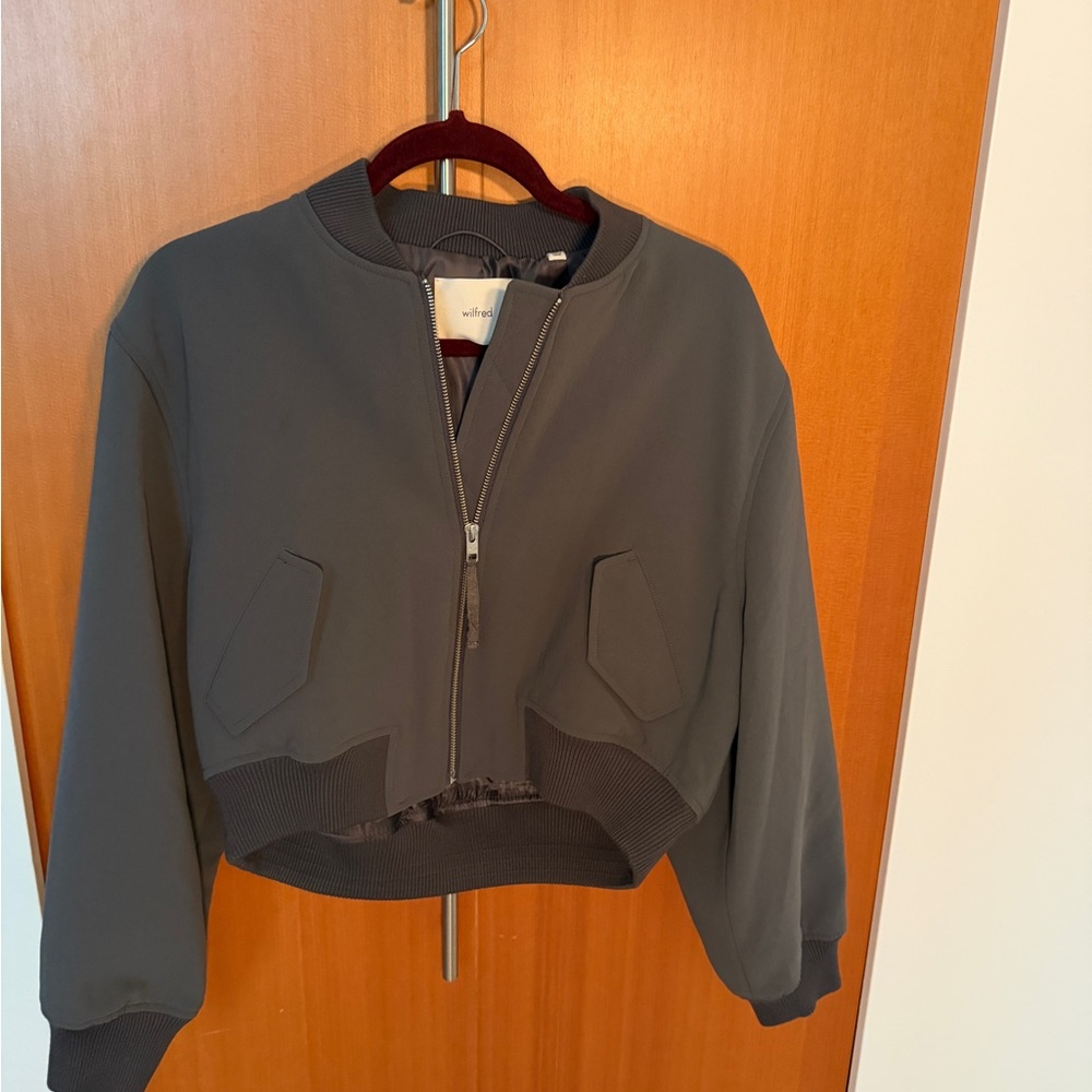 Wilfred Charcoal Bomber Jacket